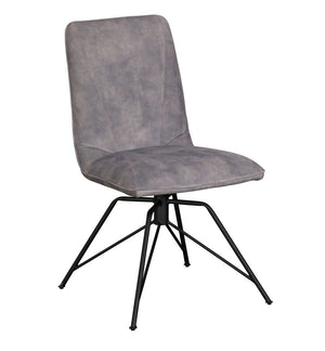 Luna Swivel Dining Chair Grey