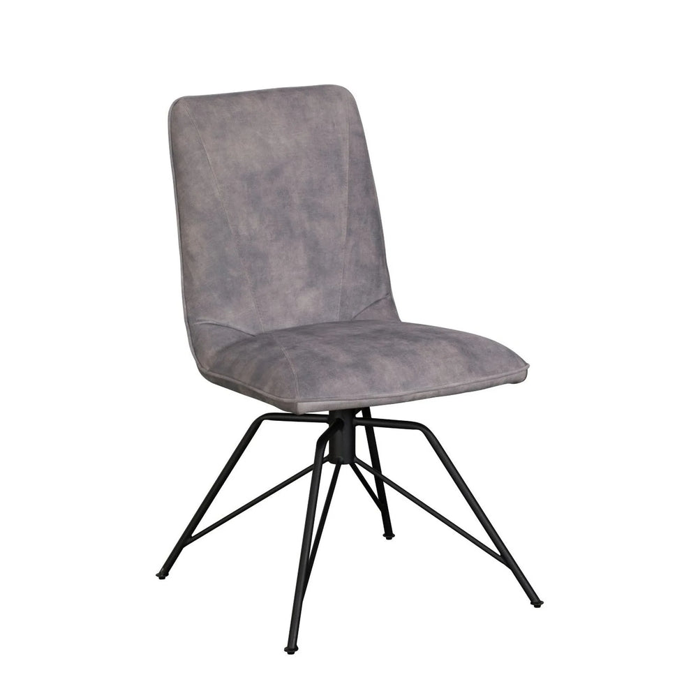 Luna Swivel Dining Chair Grey