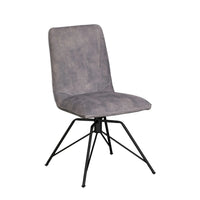 Luna Swivel Dining Chair Grey