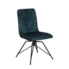 Luna Swivel Dining Chair Teal