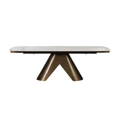 Sabel 180cm-240cm Glass Extending Dining Table