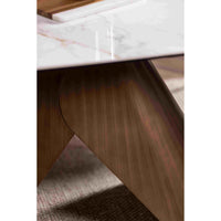 Sabel 180cm-240cm Glass Extending Dining Table