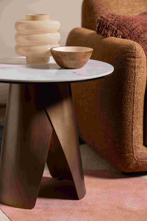 Sabel Glass Lamp Table