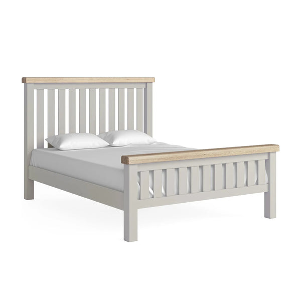 Sandhurst 5ft Oak Bed Frame Stone Grey