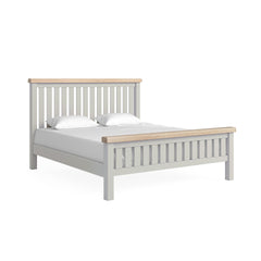 Sandhurst 6ft Oak Bed Frame Stone Grey