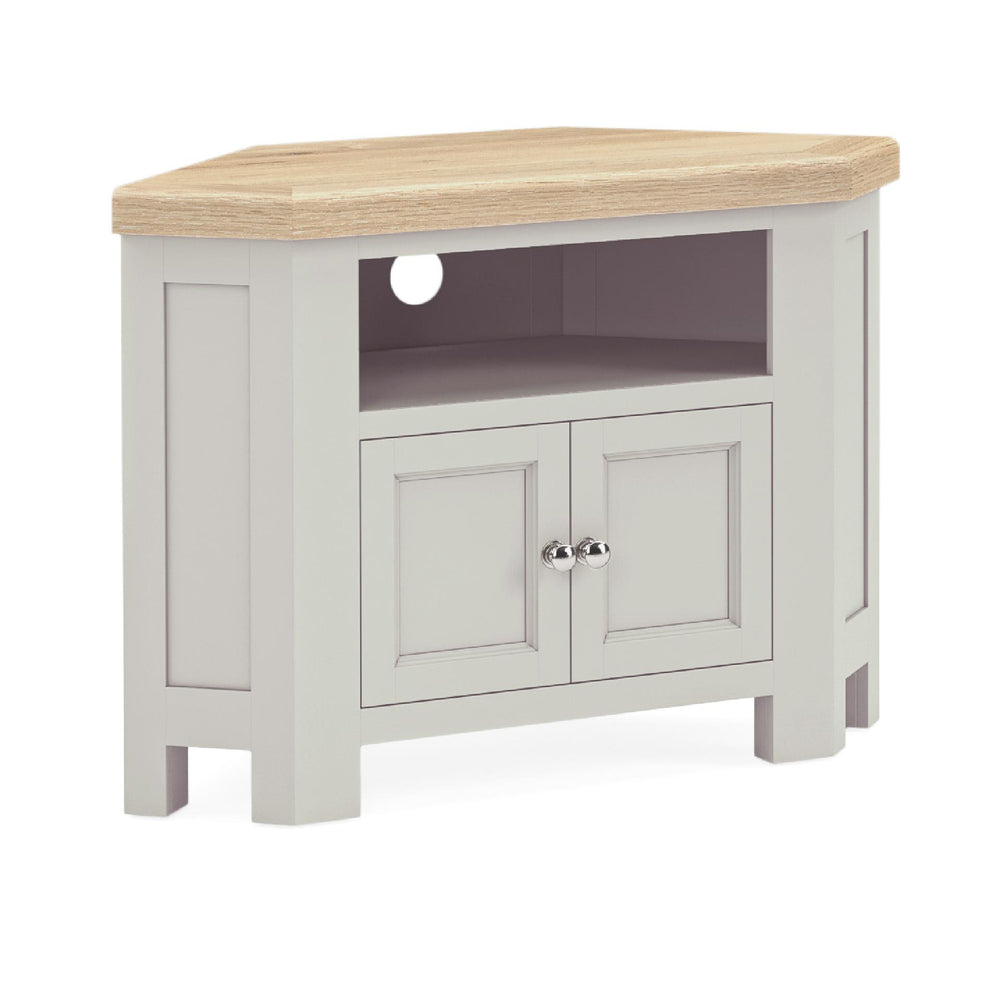 Sandhurst Corner 2 Door TV Unit Grey