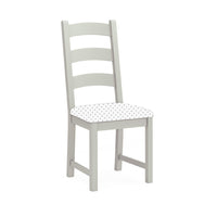 Sandhurst Ladder Dining Chair (Without Cushion) Grey