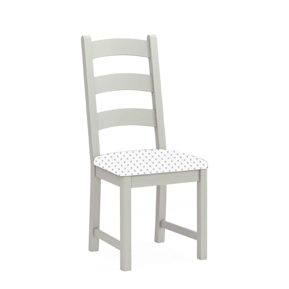 Sandhurst Ladder Dining Chair (Without Cushion) Grey