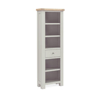 Sandhurst Slim Bookcase Grey