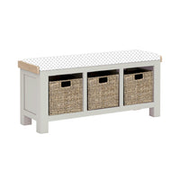 Sandhurst Storage Bench Grey