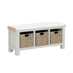 Sandhurst Storage Bench Grey