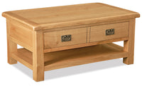 Salford Large Coffee Table with Drawer & Shelf