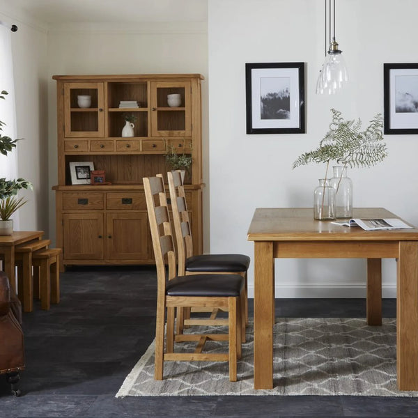 Salford 1.8m Large Extending Dining Table
