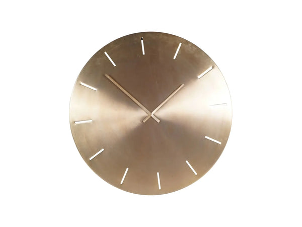 Santa Cruz Gold Metal Wall Clock