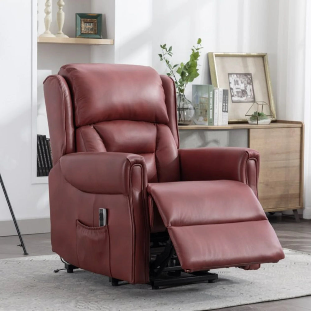 Santiago Leather Rise & Recliner Chair
