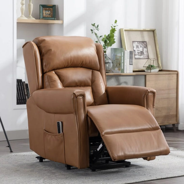 Santiago Leather Rise & Recliner Chair