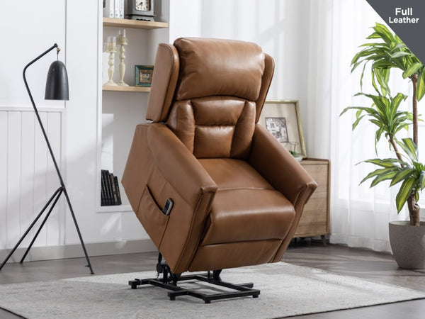 Santiago Leather Rise & Recliner Chair