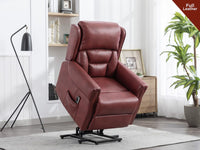 Santiago Leather Rise & Recliner Chair