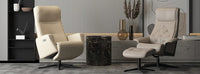 Ekornes IMG Luxury Reclining Swivel Chairs - On Display in Our Showroom