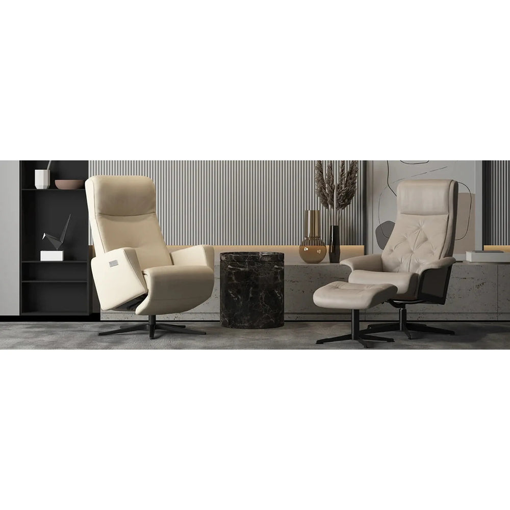 Ekornes IMG Luxury Reclining Swivel Chairs - On Display in Our Showroom