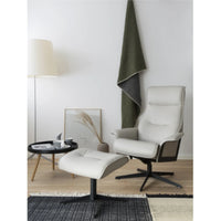 Siri Panelled Back 1000 Recliner Leather