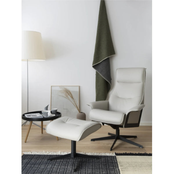 Siri Panelled Back 1000 Recliner Leather