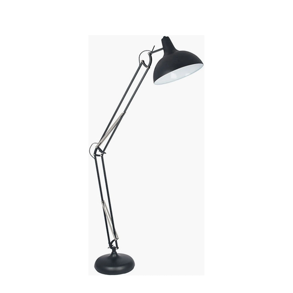 Metal Matt Black Task Floor Lamp