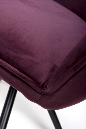 Utopia Velvet Dining Chair Maroon