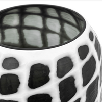 Valencia Handblown Carved Mono Glass Vase