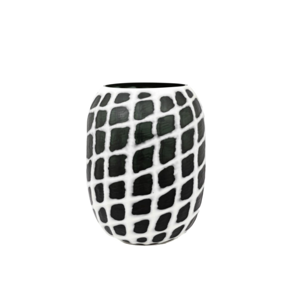 Valencia Handblown Carved Mono Glass Vase