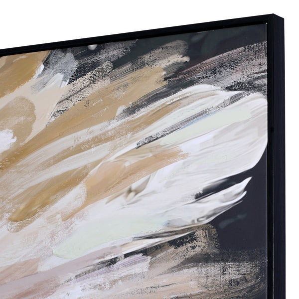 Veiled Expression Hand Embellished Framed Canvas Wall Art 100x140cm