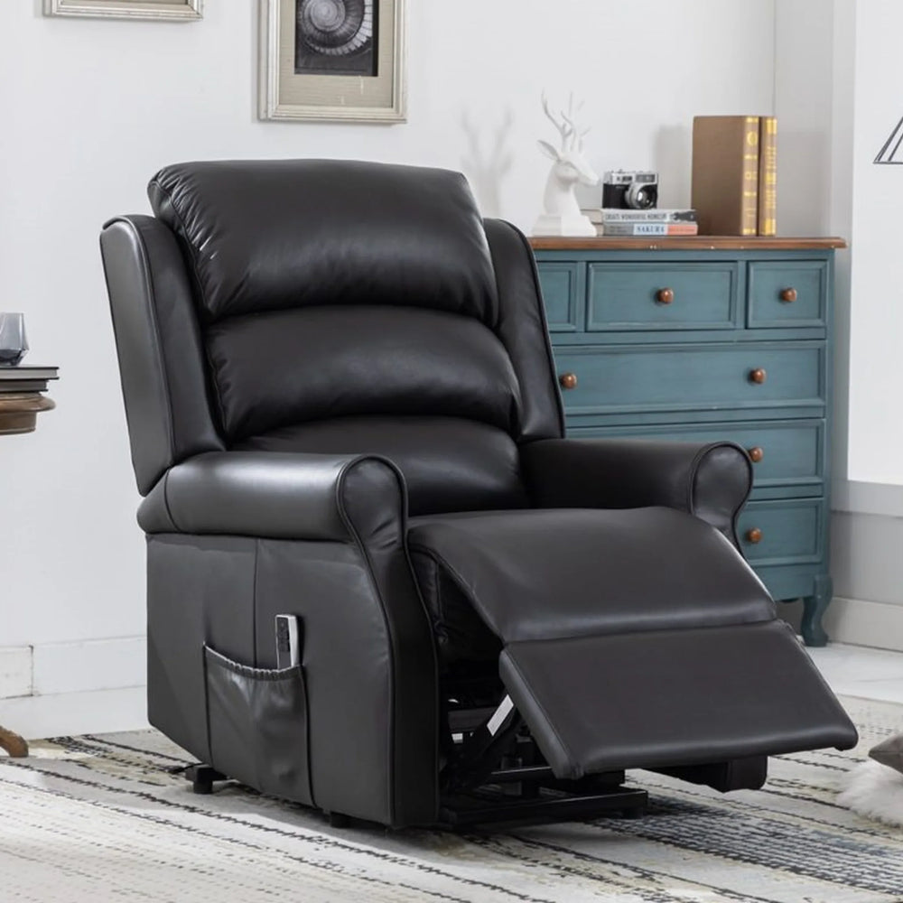 Walker Leather Rise & Recliner Chair