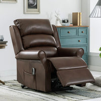 Walker Leather Rise & Recliner Chair