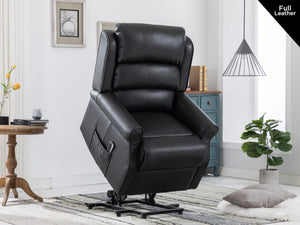 Walker Leather Rise & Recliner Chair