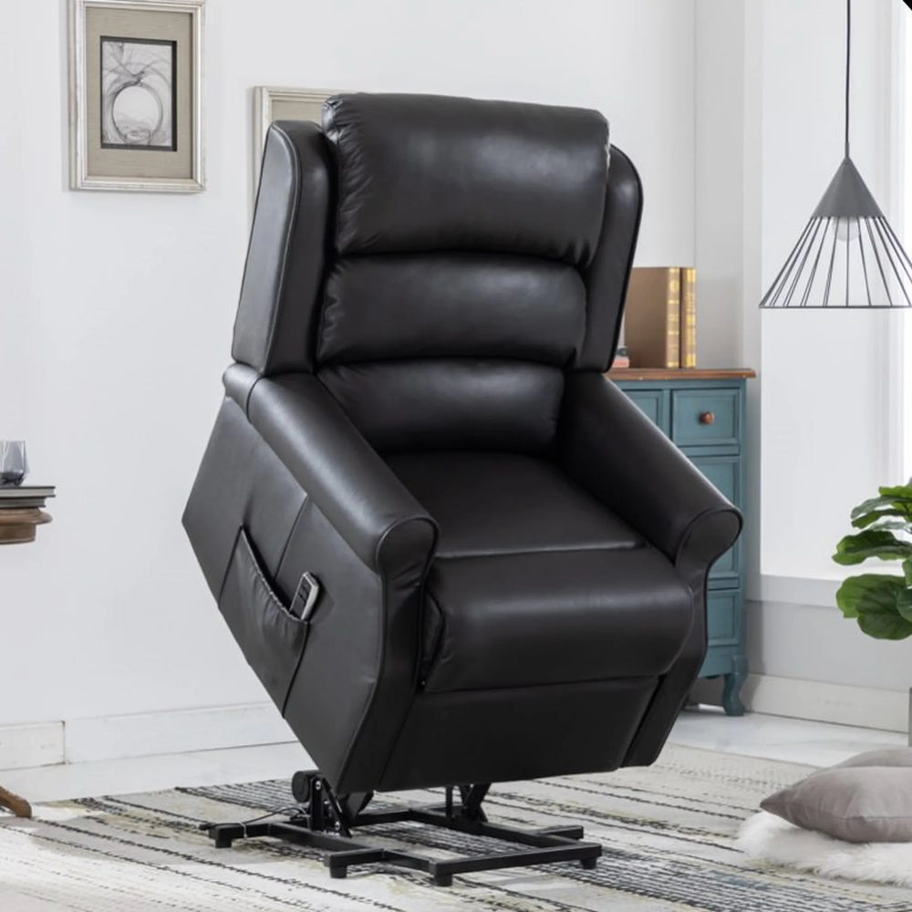 Walker Leather Rise & Recliner Chair