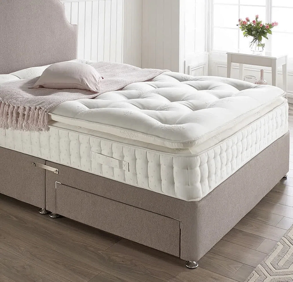 Kensington 3000 3ft Single Pocket Sprung Pillow Top Divan Set