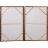 Modern Abstract Set of 2 Framed Canvas Wall Art 160x120cm