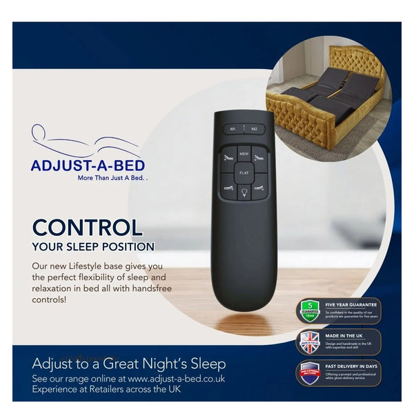 Adjust-a-bed 3ft Single Nova Adjustable Bed