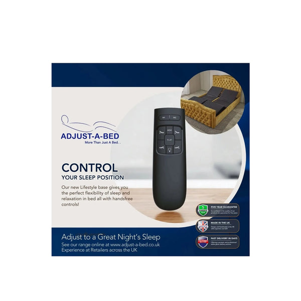 Adjust-a-bed 2ft6 Small Single Grandeur Natural 1500 Adjustable Bed