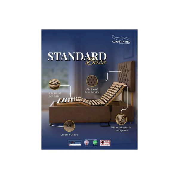 Adjust-a-bed 4ft Small Double Linden Adjustable Bed