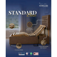 Adjust-a-bed 3ft6 Large Single Beau Adjustable Bed