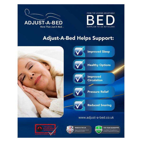 Adjust-a-bed 3ft Single Nova Adjustable Bed