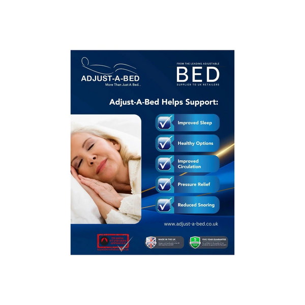 Adjust-a-bed 4ft Small Double Linden Adjustable Bed