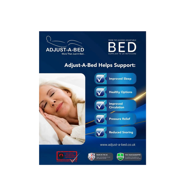 Adjust-a-bed 2ft6 Small Single Trilogy Adjustable Bed