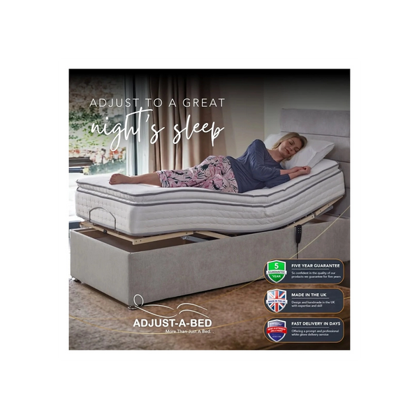 Adjust-a-bed 4ft Small Double Linden Adjustable Bed