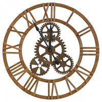Wooden Cog Wall Clock