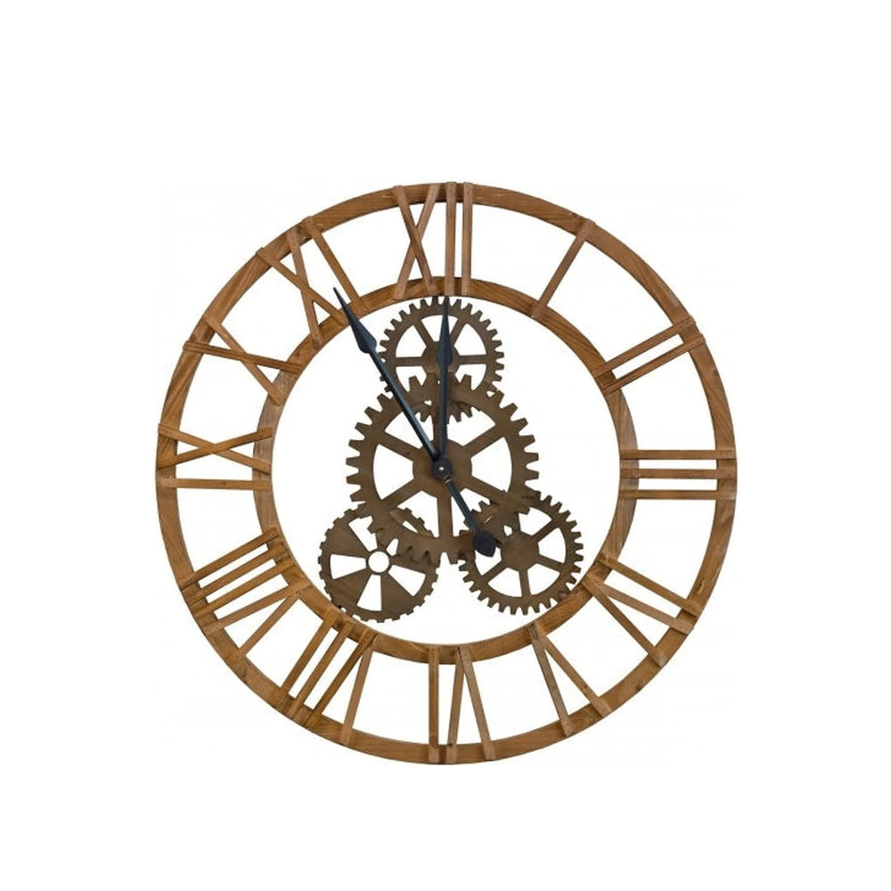 Wooden Cog Wall Clock