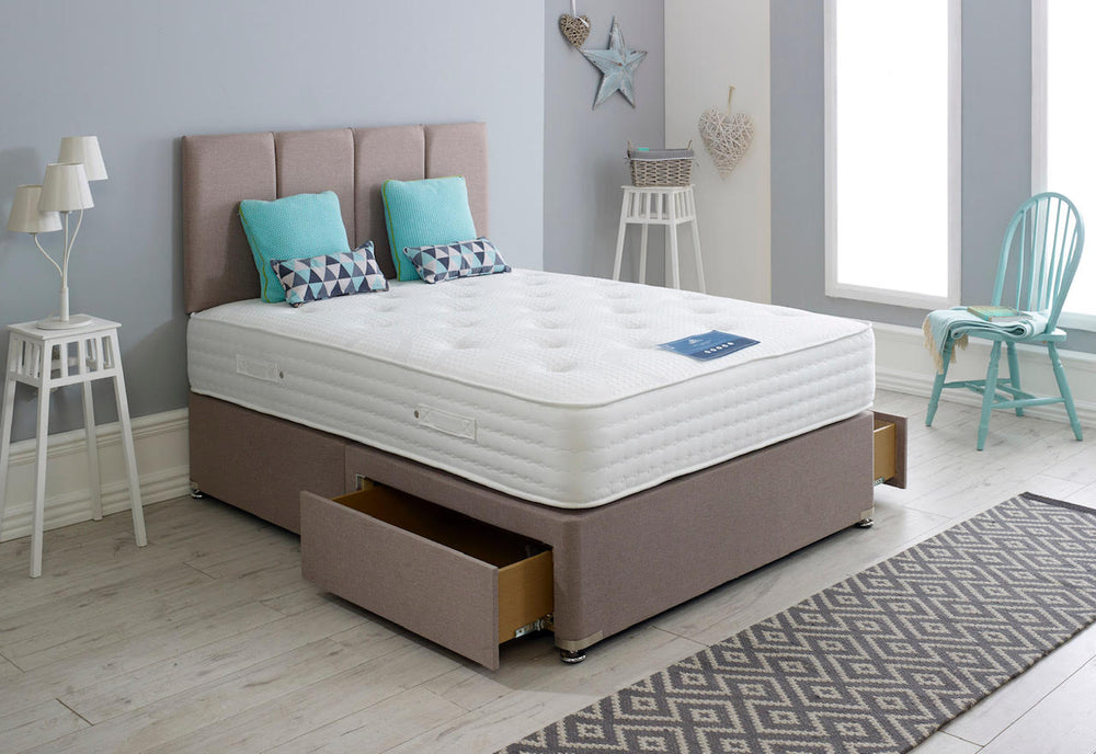 Pocket Tencel Deluxe Duo 6ft Super King Size Divan Set 
