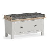 Meadow Brook Oak Bench with Drawer