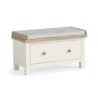 Meadow Brook Oak Bench with Drawer